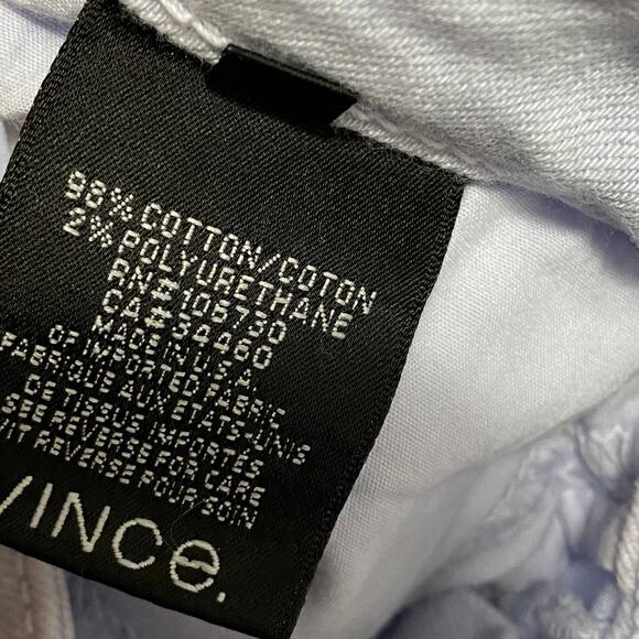 Vince Lilac Pale Purple Blue Ankle Cotton Blend Skinny Jeans Women's Size 28 - Picture 8 of 11